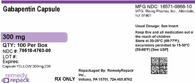 Mm1 (Gabapentin 300mg 70518 4763 00)